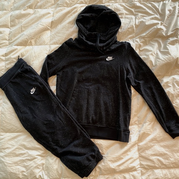 Nike Tops - Nike Sweatshirt and Capri Sweat-pant Set